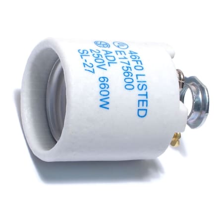 Midwest Fastener Medium Base Porcelain Sockets 3PK 77841